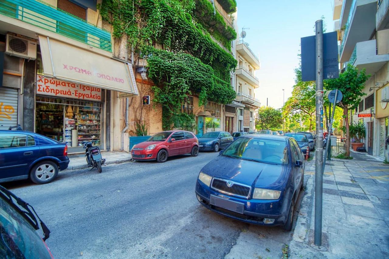 Spacious Flat Near Ampelokipoi Metro Station Athen Exterior foto